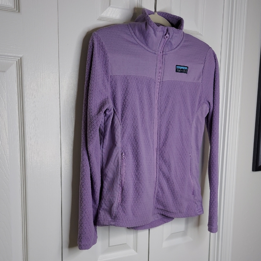 Simply Southern Jacket, Size Small, Lilac, Zip Front